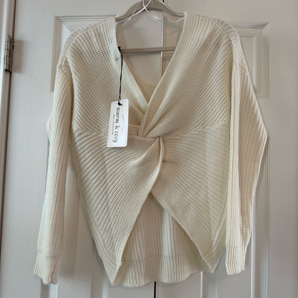 NWT White Sweater